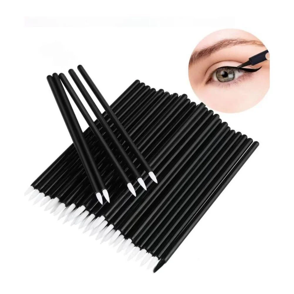 Кисти для подводки глаз Xptieeck Одноразовые 100 шт, белые, фото №3