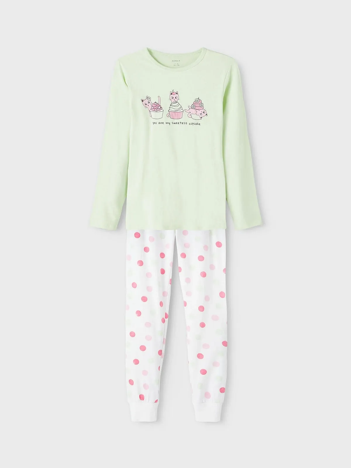Піжама NAME IT Nkfnightset Ambrosia Cat Noos, фото №3 Піжама NAME IT Nkfnightset Ambrosia Cat Noos, фото №3