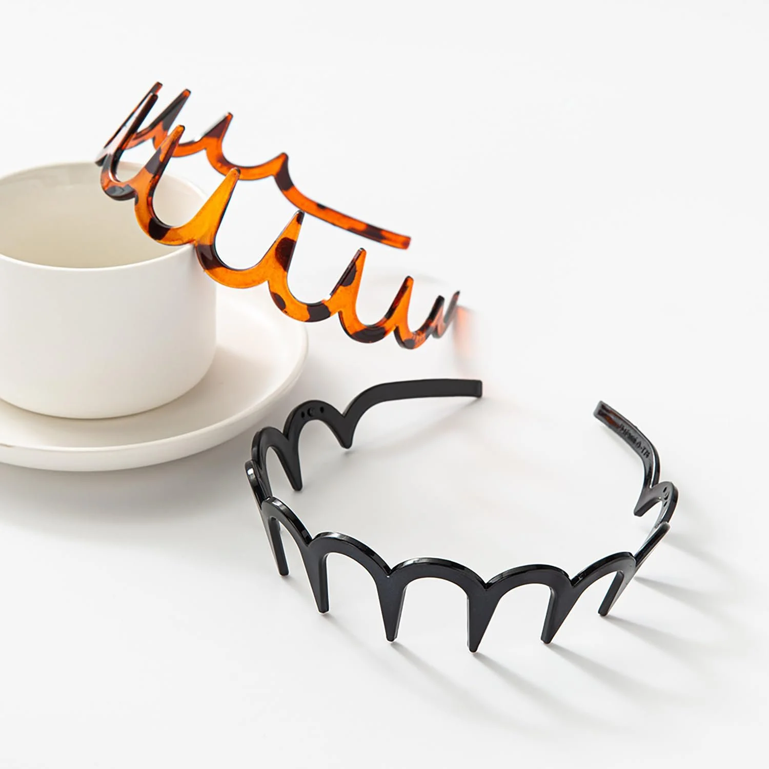 Набір обручів на голову зигзаг 4 шт, фото №7