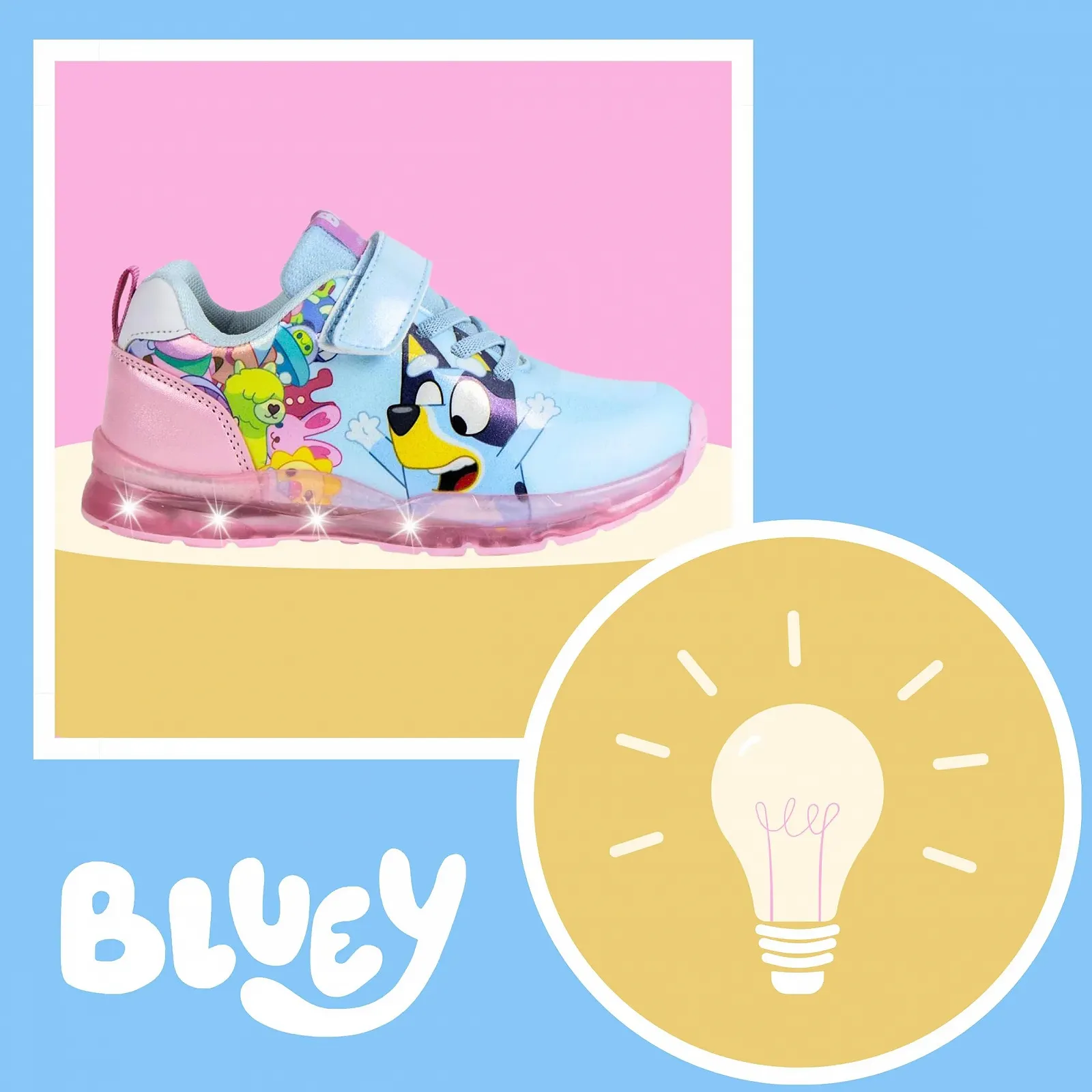 Кроссовки BlueY Детские, с блестящим дизайном Размер EU 23-28, фото №3