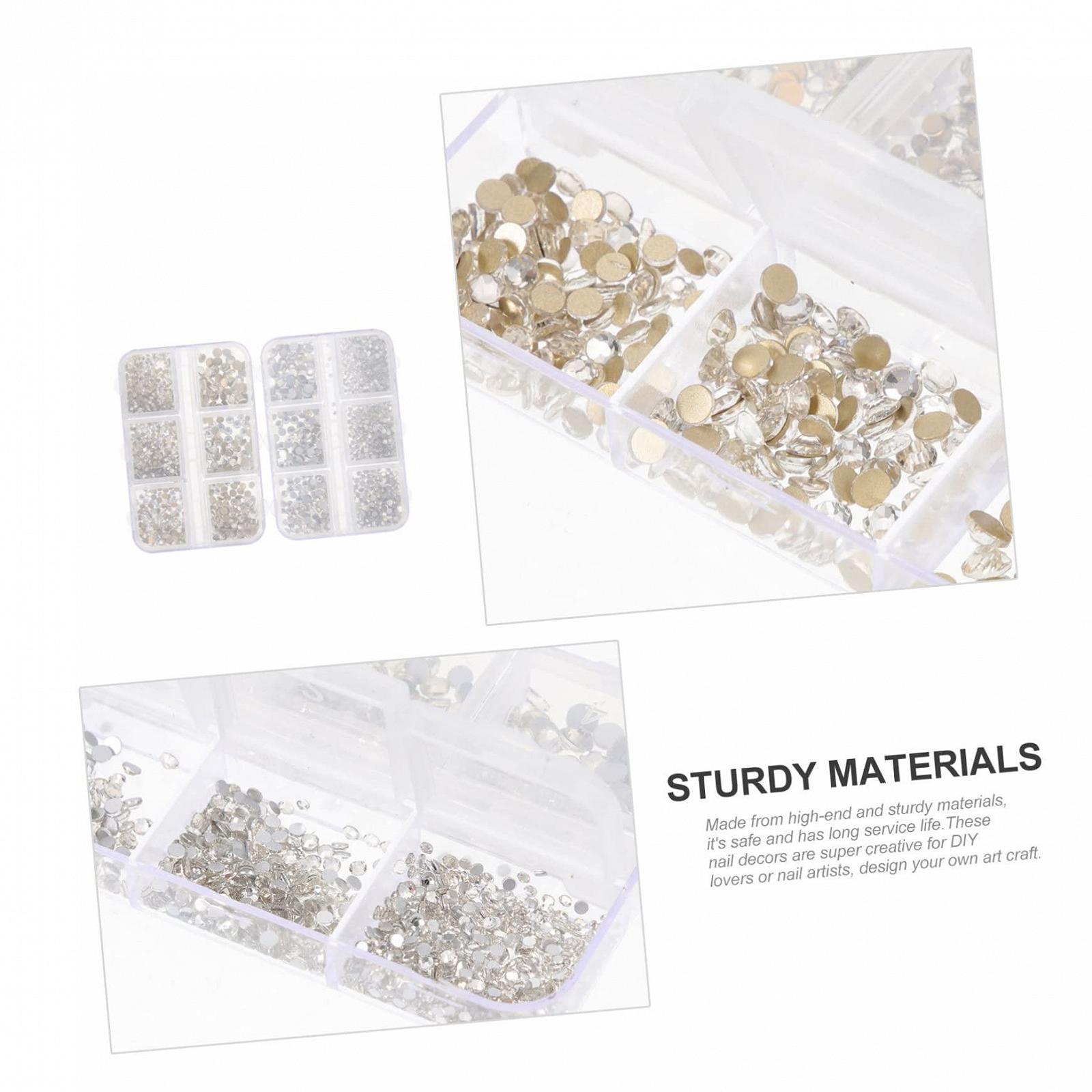 Украшения для ногтей (2 коробки) DIY Аксессуары для маникюра Стразы, фото №7