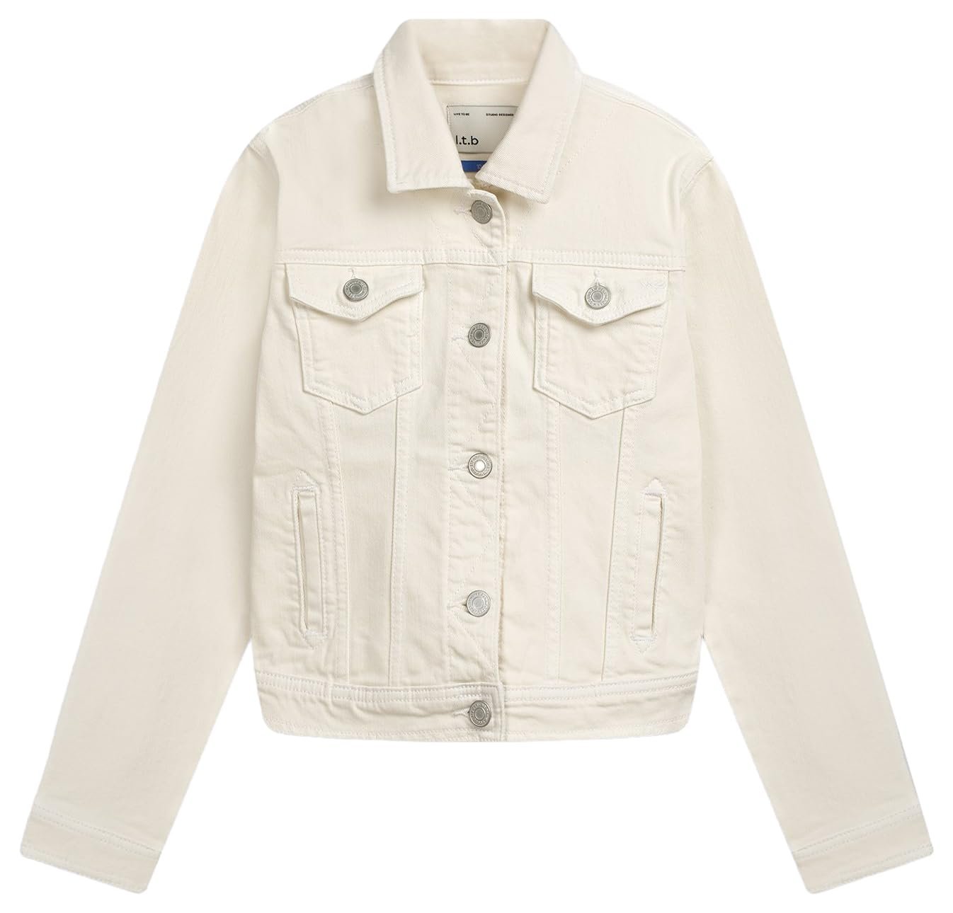 Модна джинсова куртка LTB Jeans Eliza G Slim сіра, розмір 176 см, фото №1 Модна джинсова куртка LTB Jeans Eliza G Slim сіра, розмір 176 см, фото №1