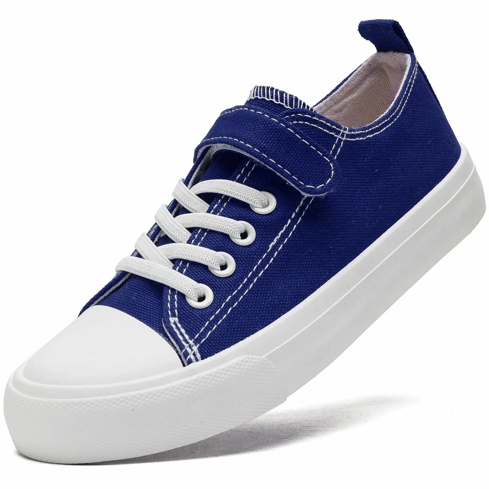 Дитячі Кеди для Дівчат, Полотно, Кеди для Хлопчиків, Повсякденні Легкі Кросівки з Регульованими Ремінцями, фото №1