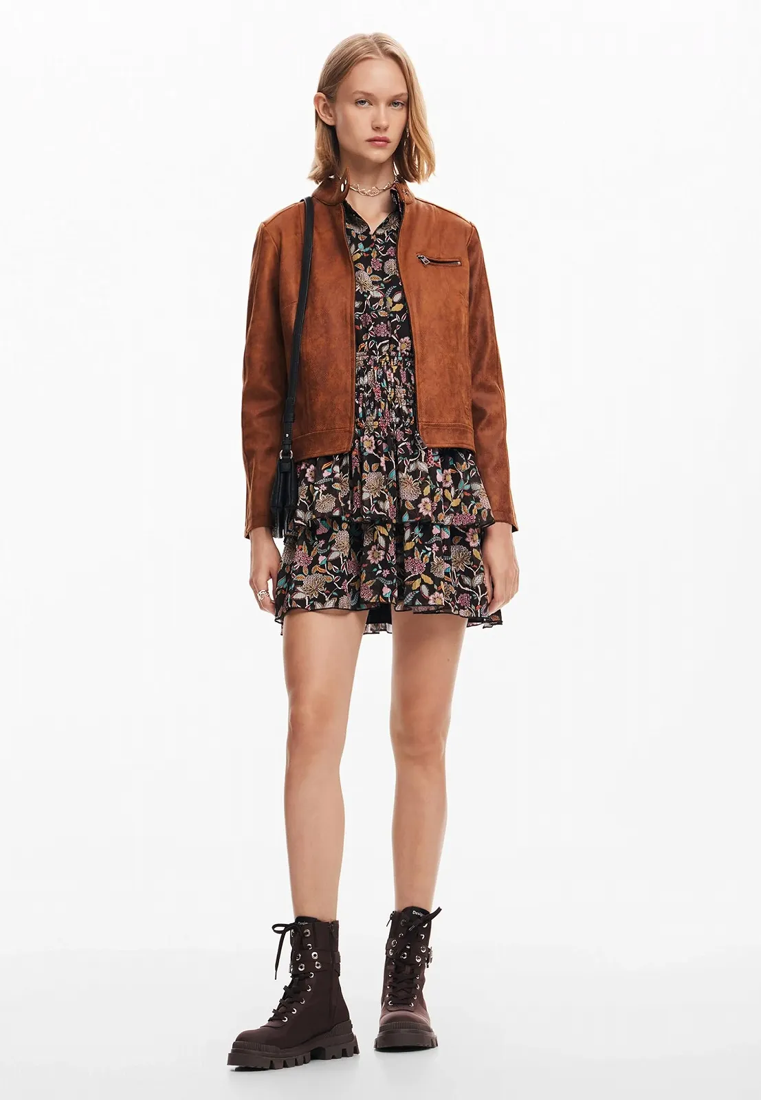 Пальто Desigual Woven PU Жіноче, фото №2