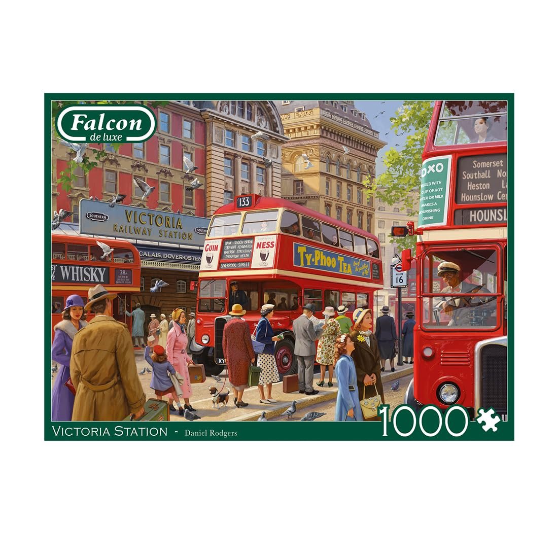 Пазл Falcon Victoria Station 1000 элементов, фото №3 Пазл Falcon Victoria Station 1000 элементов, фото №3