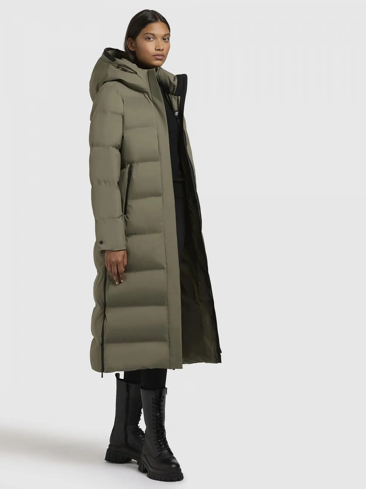 Зимове пальто Khujo Mayla2-YM Жіноче Тепле Довге стьобане, фото №6