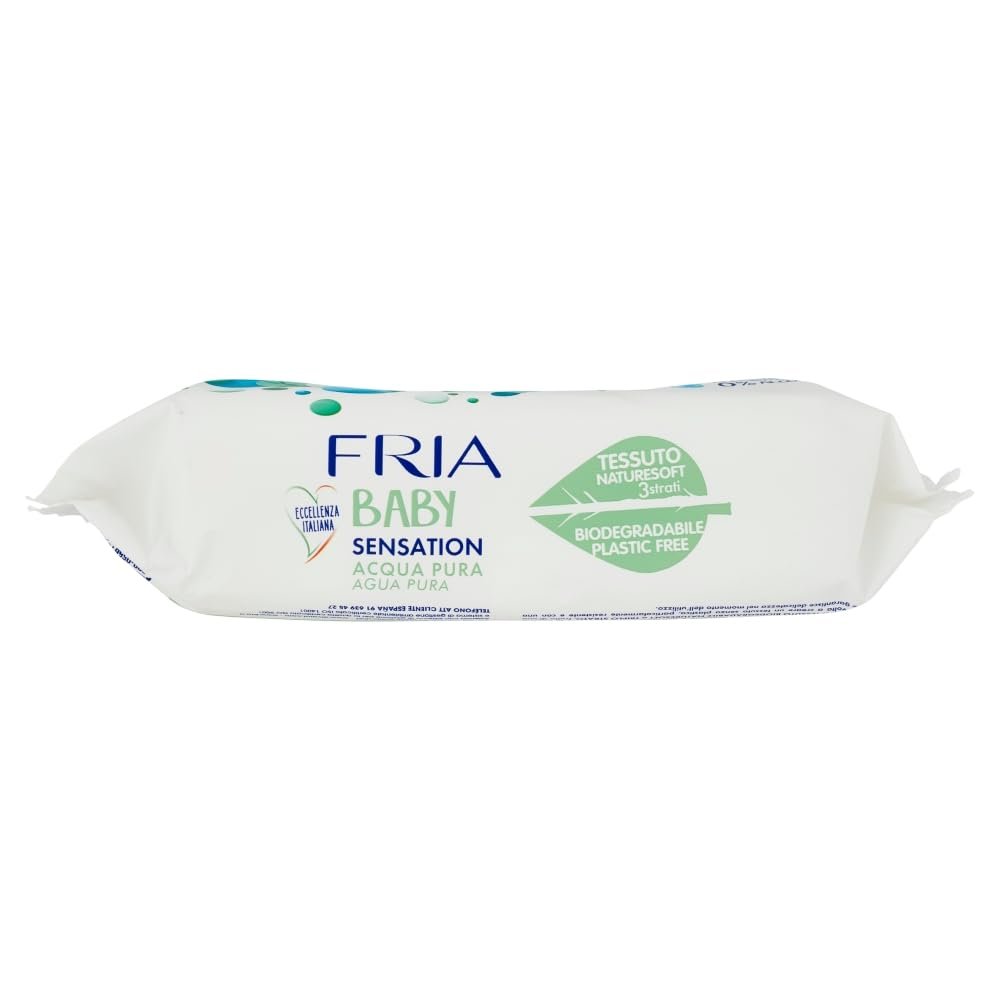 Серветки дитячі Fria Baby Sensation Pure Water 840 шт., фото №11