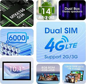 Планшет 10" CWOWDEFU P25L 4/128Gb / 4G / 2-SIM / 8 ядер / Android 14 / 6000 mAh / Чорно-сірий ціна на synthetic.ua - Фото 1 Планшет 10" CWOWDEFU P25L 4/128Gb / 4G / 2-SIM / 8 ядер / Android 14 / 6000 mAh / Чорно-сірий synthetic.ua - Фото 1