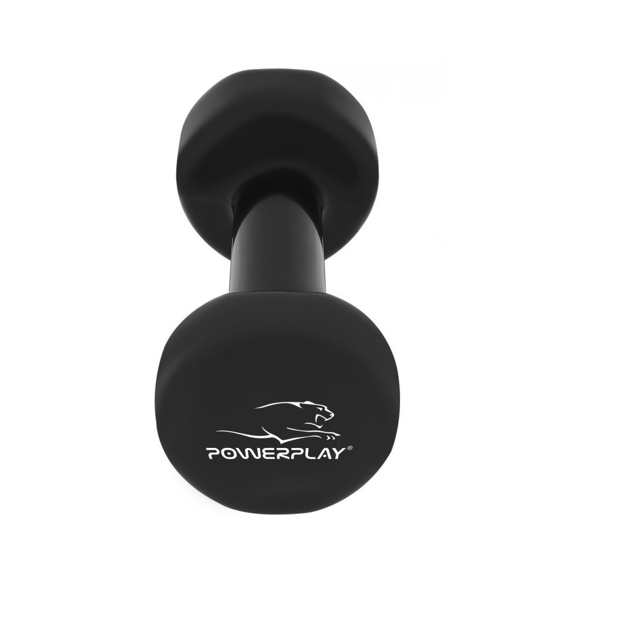 Гантель вінілова PowerPlay 2 кг PP_4121 Чорна 1шт, фото №4
