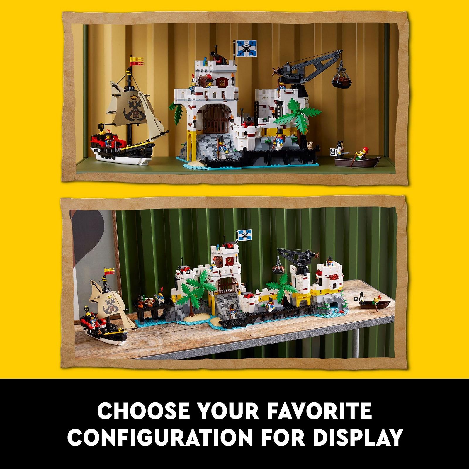 Конструктор LEGO Icons Eldorado Fortress Піратський Подарунок Включає Піратський Корабель і 8 Мініфігурок, фото №6