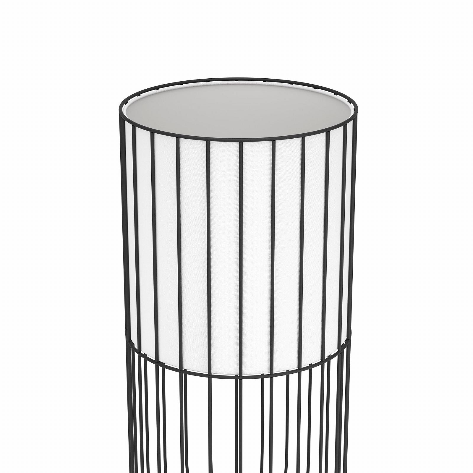 Настольная лампа EGLO Nosino сталь текстиль черно-белая 58 см, фото №4