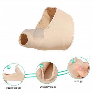 Коректор Hallux Valgus, Роздільник пальців, Бежевий synthetic.ua - Фото 1