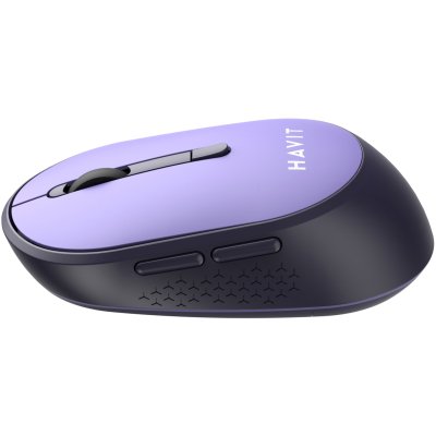 Мышка Havit HV-MS78GT Wireless Black-Purple (6939119041229), фото №3 Мышка Havit HV-MS78GT Wireless Black-Purple (6939119041229), фото №3