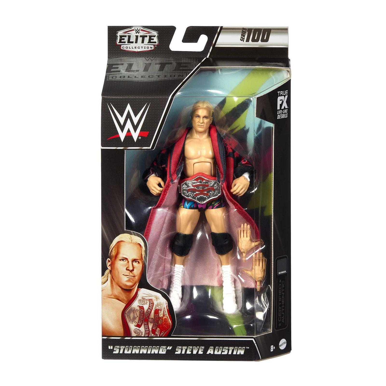 Екшн-фігурка WWE Elite "Stunning" Steve Austin з аксесуарами, фото №6