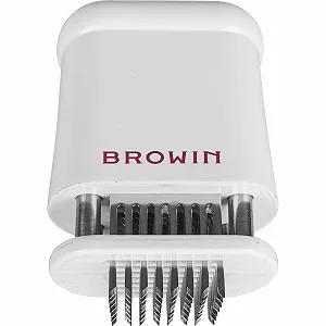 Тендерайзер для мяса Browin 311401 с 56 иглами из нержавеющей стали прямоугольный synthetic.ua - Фото 1