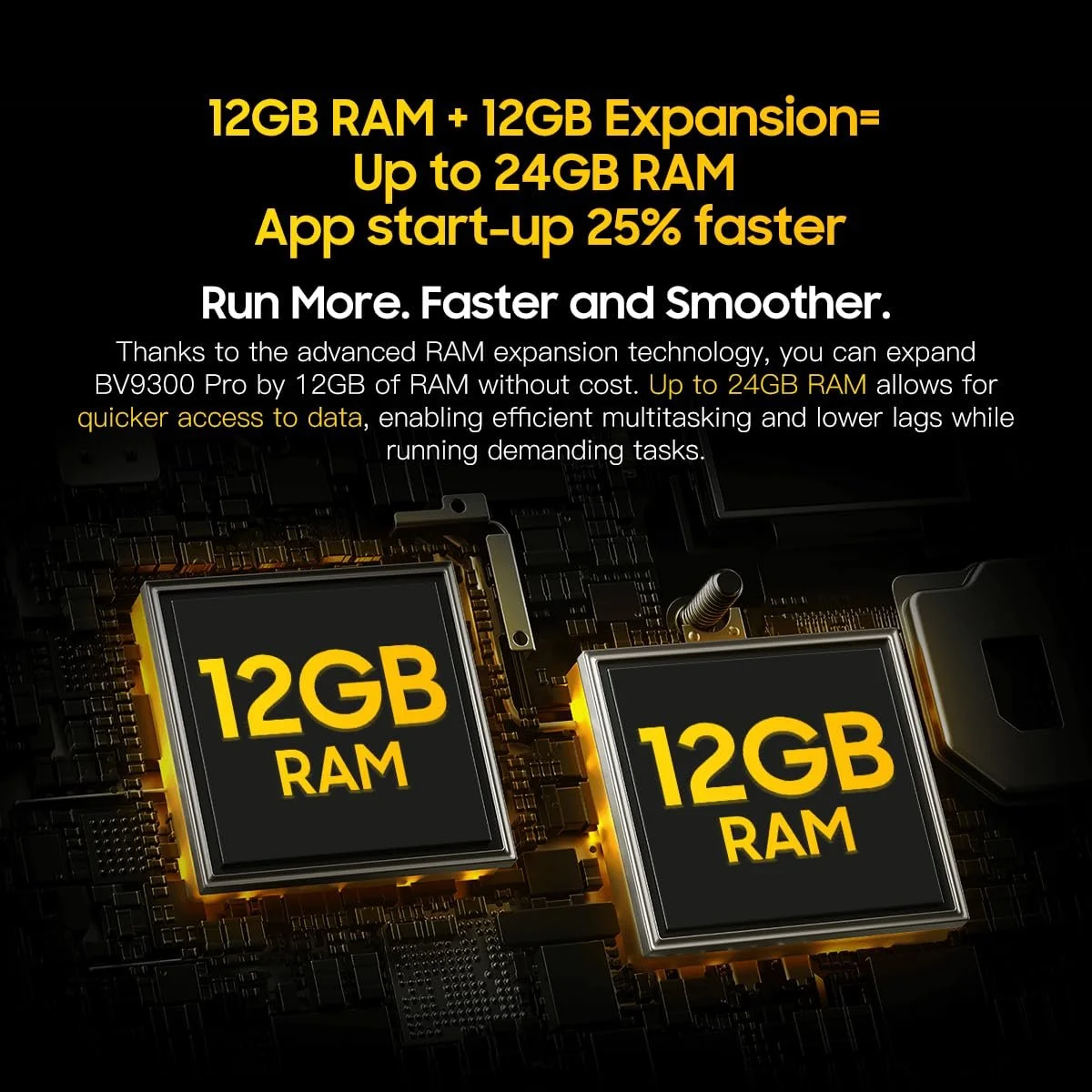 Защищенный смартфон Blackview BV9300 Pro 24/256GB 15080 мАч Black, фото №4