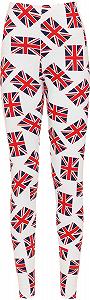 Леггинсы WearAll Plus Размер Эластичный принт Union Jack Flag Великобритания 40-56 - Фото 1
