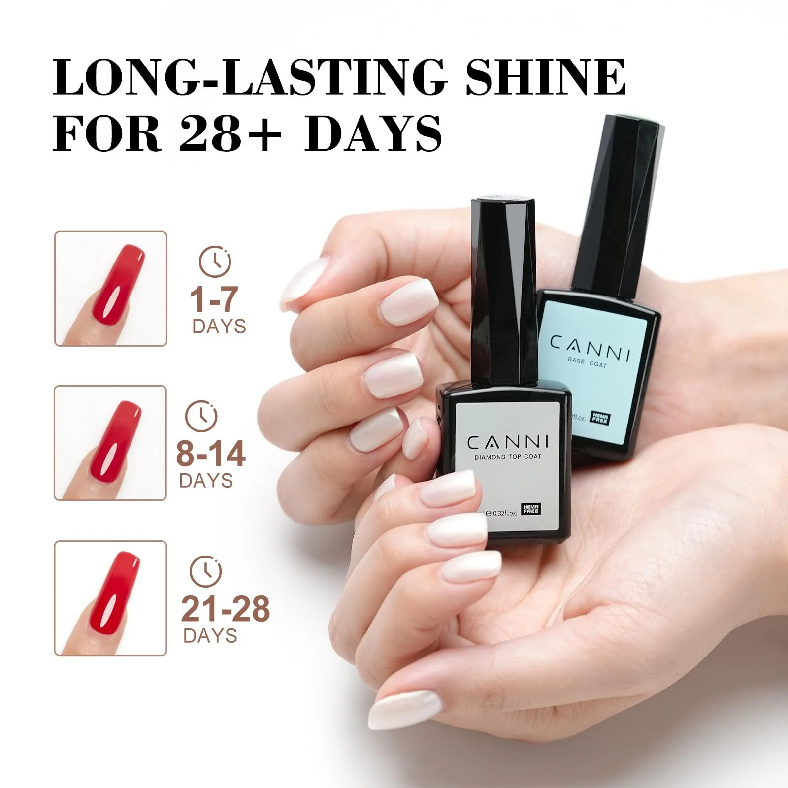 Гель-лак CANNI Верхнє покриття UV 9 мл, фото №3