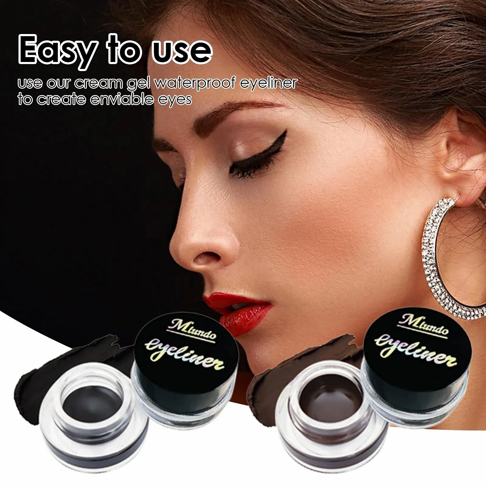 Гелева Підводка-Помадка для Брів Kongou 2-в-1, Водостійка, фото №3 Гелева Підводка-Помадка для Брів Kongou 2-в-1, Водостійка, фото №3