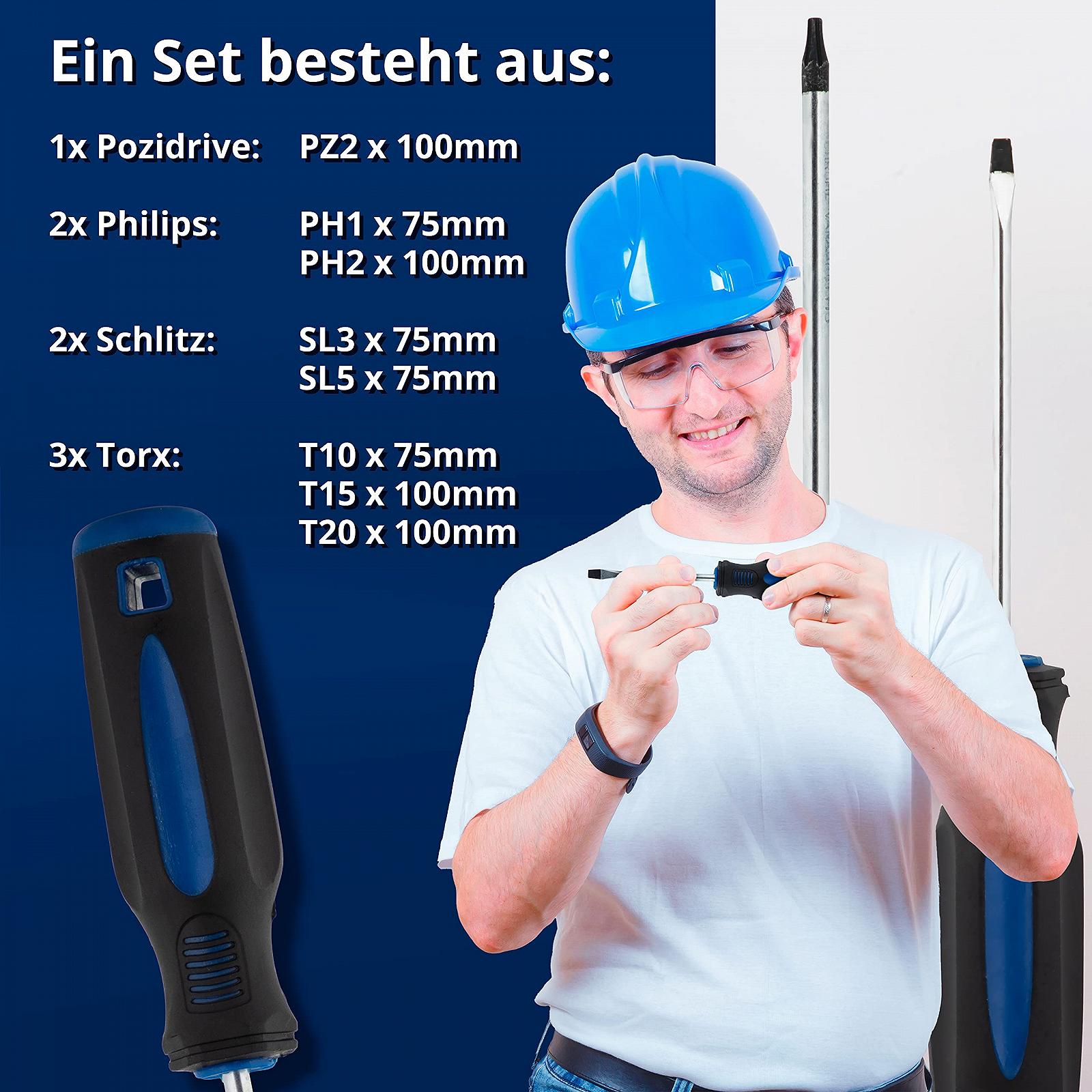 Набор отвёрток vendify® Premium 8-Piece Torx, Cross, Slotted Magnetic, Phillips, Rustproof, фото №7 Набор отвёрток vendify® Premium 8-Piece Torx, Cross, Slotted Magnetic, Phillips, Rustproof, фото №7