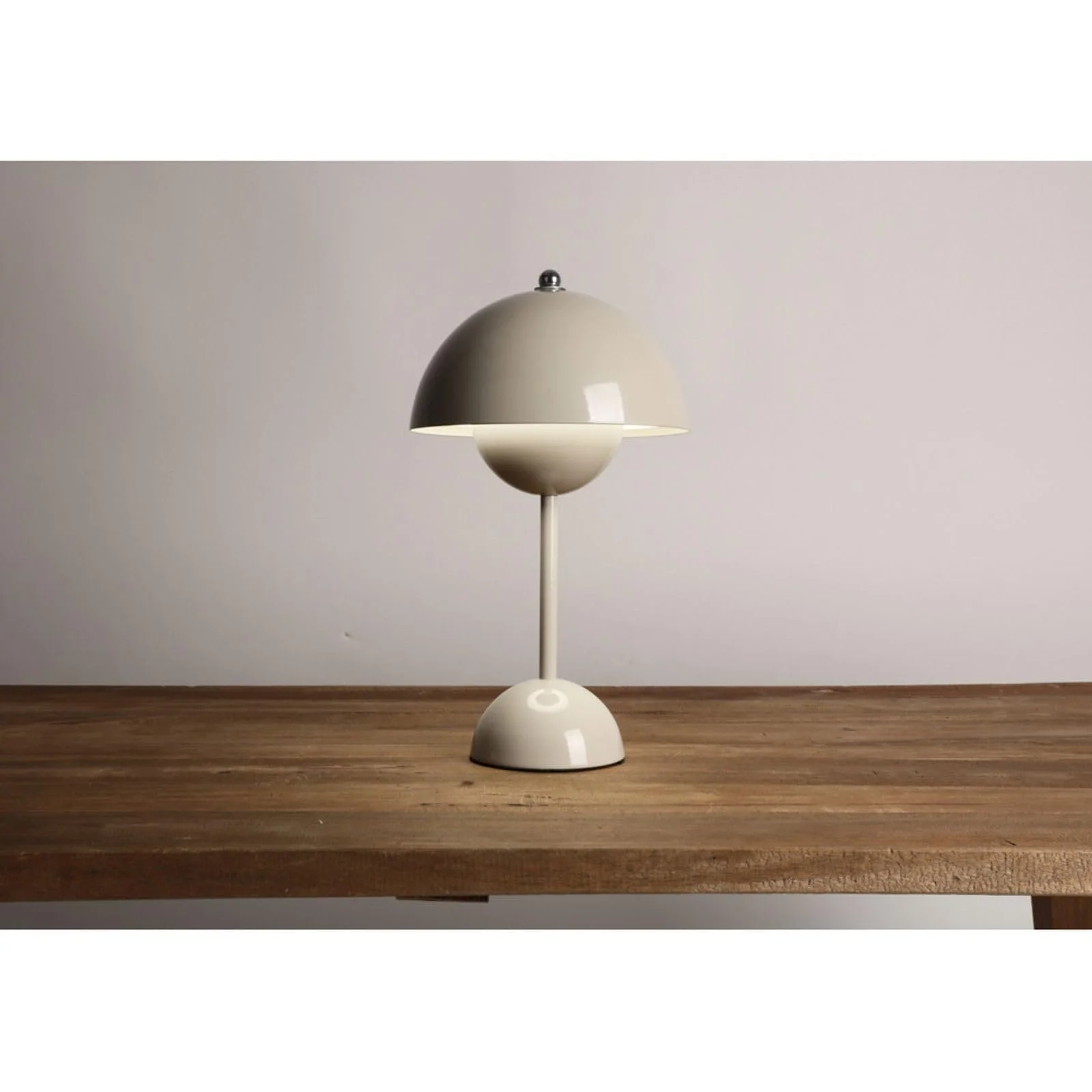 Настільна лампа BURI Wireless Metal LED Touch USB 18х30 см Mushroom, фото №3