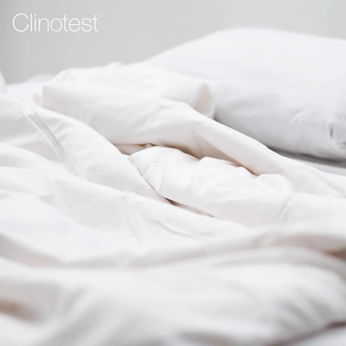 Простирадло Clinotest гладка, біла, 100 % бавовна, 150 x 200 см, фото №5 Простирадло Clinotest гладка, біла, 100 % бавовна, 150 x 200 см, фото №5