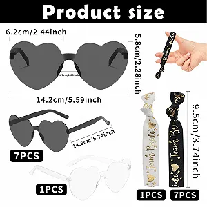 Солнцезащитные очки Сердцевидные JOKILY Разноцветные synthetic.ua - Фото 1