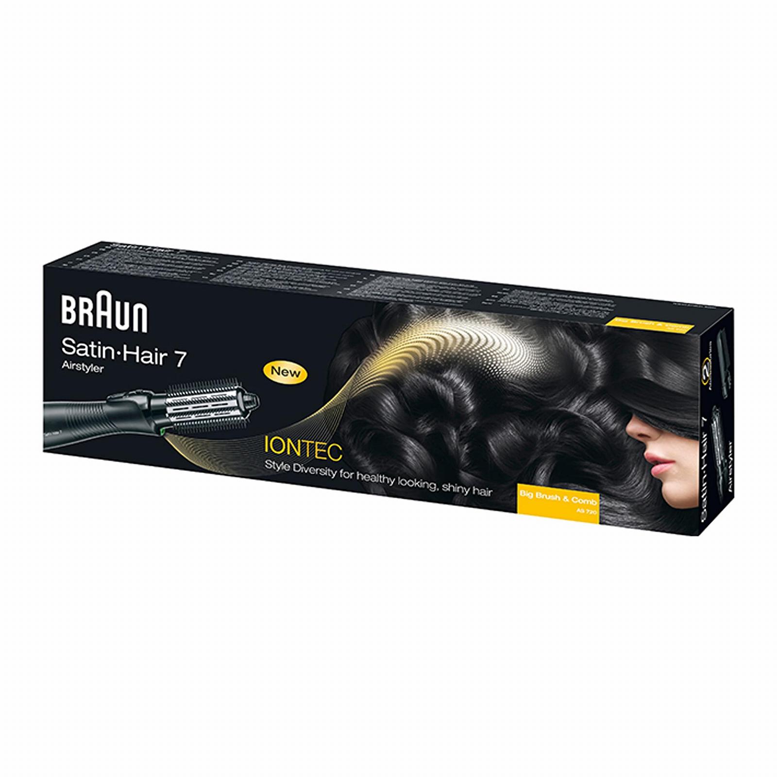 Фен-щетка Braun Satin Hair 7 AS 720 Iontec Black, фото №2 Фен-щетка Braun Satin Hair 7 AS 720 Iontec Black, фото №2