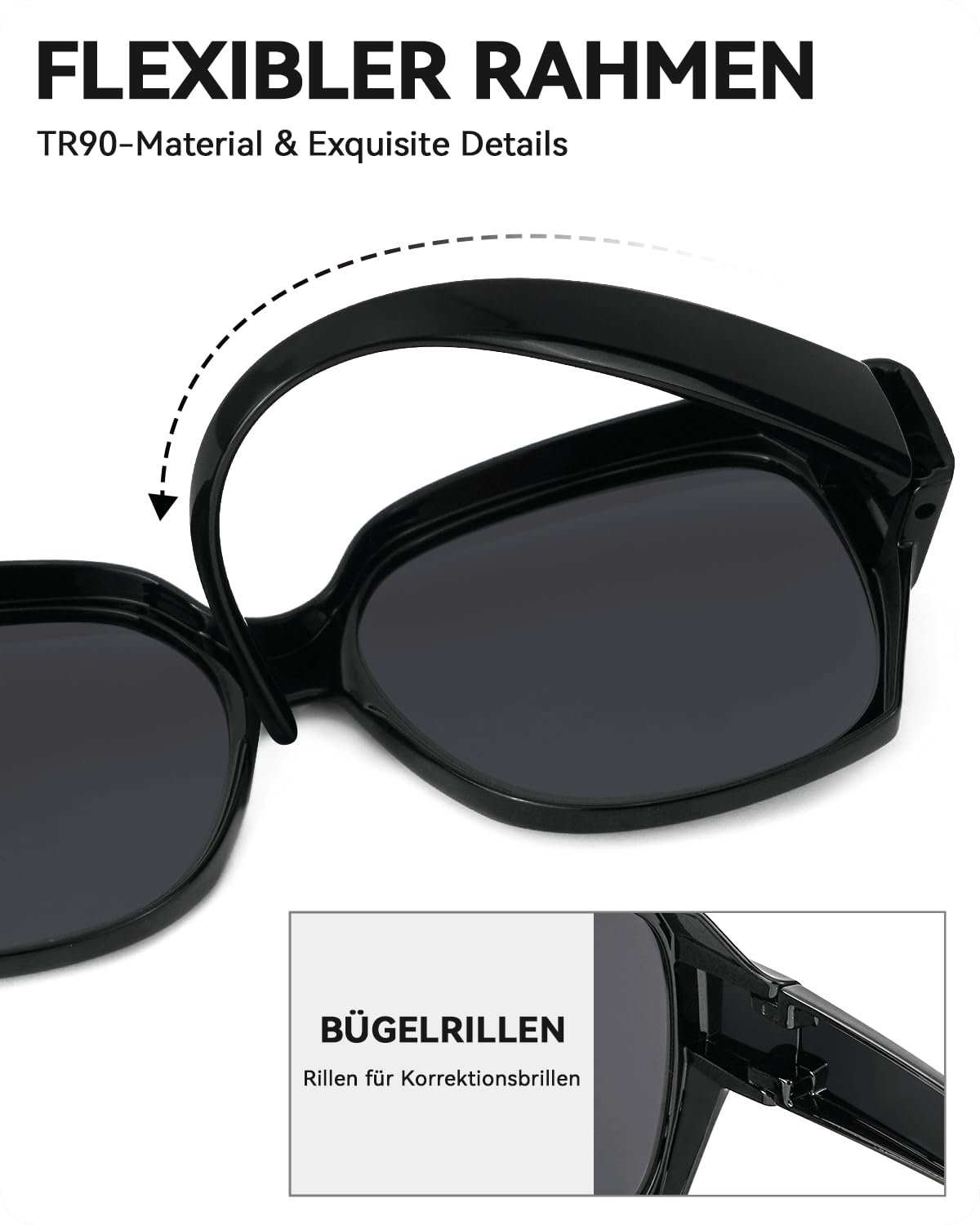 Поляризованные солнцезащитные очки Meeloog, для мужчин и женщин, UV400 защита, квадратные, фото №4