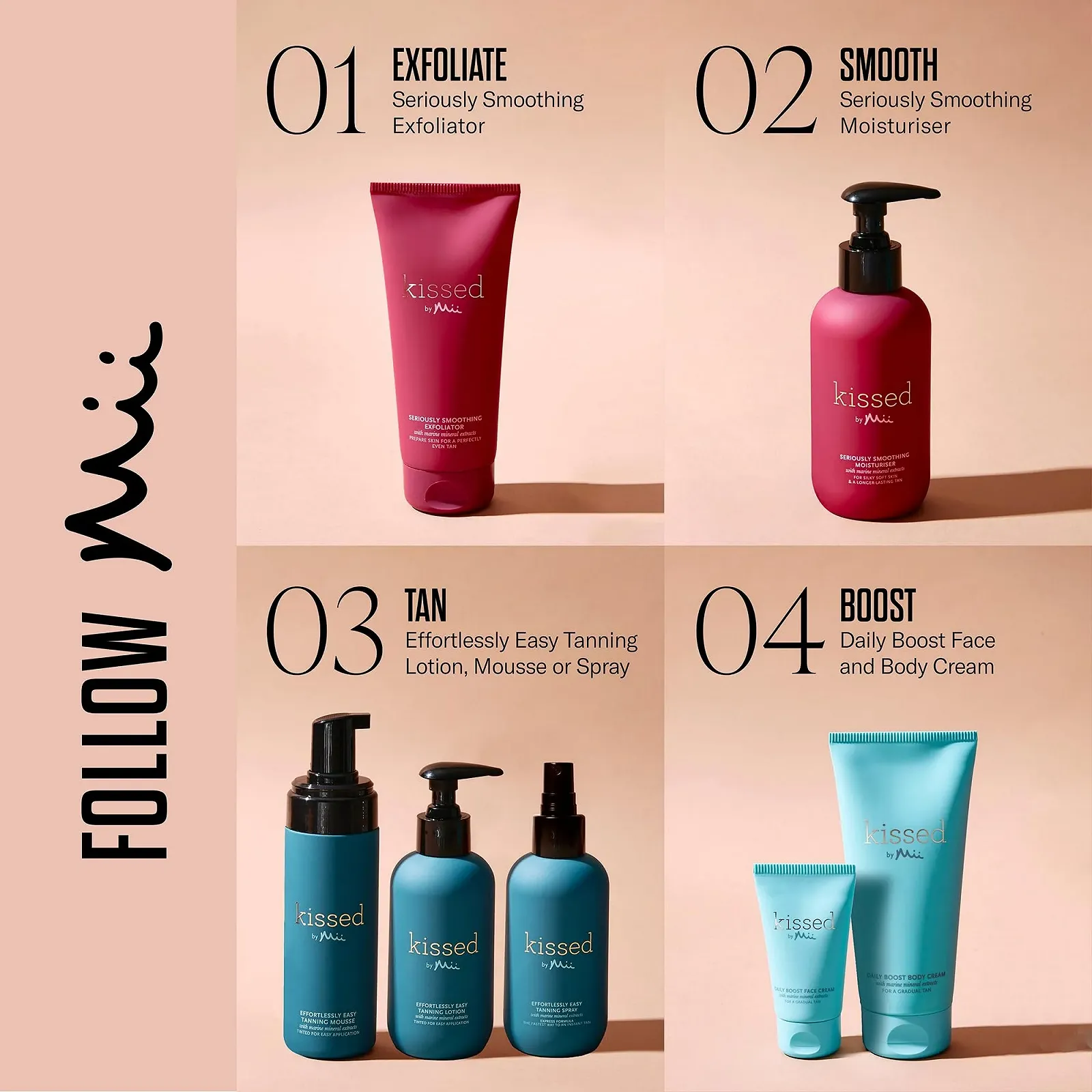 Лосьйон для автозасмаги Mii Cosmetics Kissed Effortlessly Easy Tanning Dark 200 мл, фото №8 Лосьйон для автозасмаги Mii Cosmetics Kissed Effortlessly Easy Tanning Dark 200 мл, фото №8