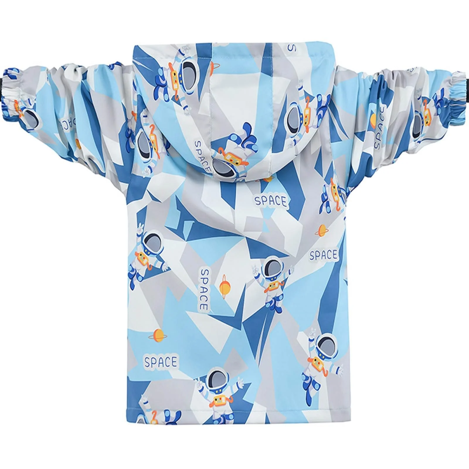 Куртка Generisch для мальчиков с принтом космонавта, дышащий уличный дождевик, удобная одежда для игр, фото №4