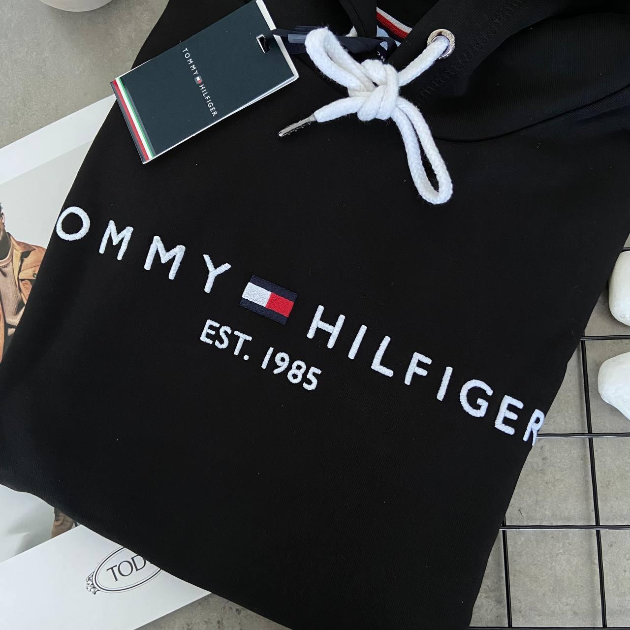 Мужское худи черное Tommy Hilfiger Lux кофта мужская с капюшоном томми хилфигер, фото №2 Мужское худи черное Tommy Hilfiger Lux кофта мужская с капюшоном томми хилфигер, фото №2