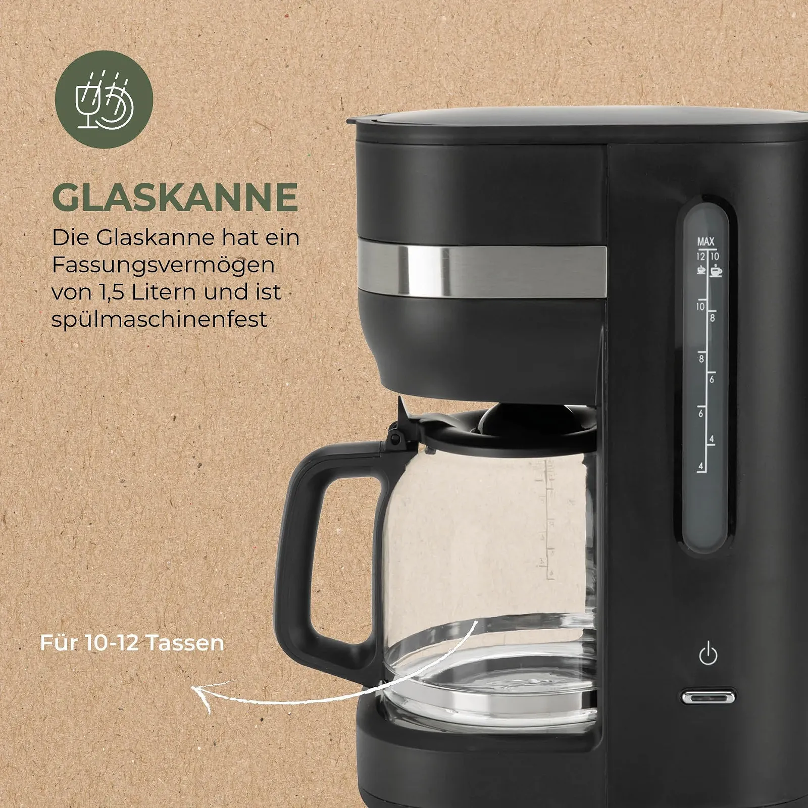 Кофеварка фильтровальная BOURGINI Elements 1.5 л 10-12 Cups, фото №4