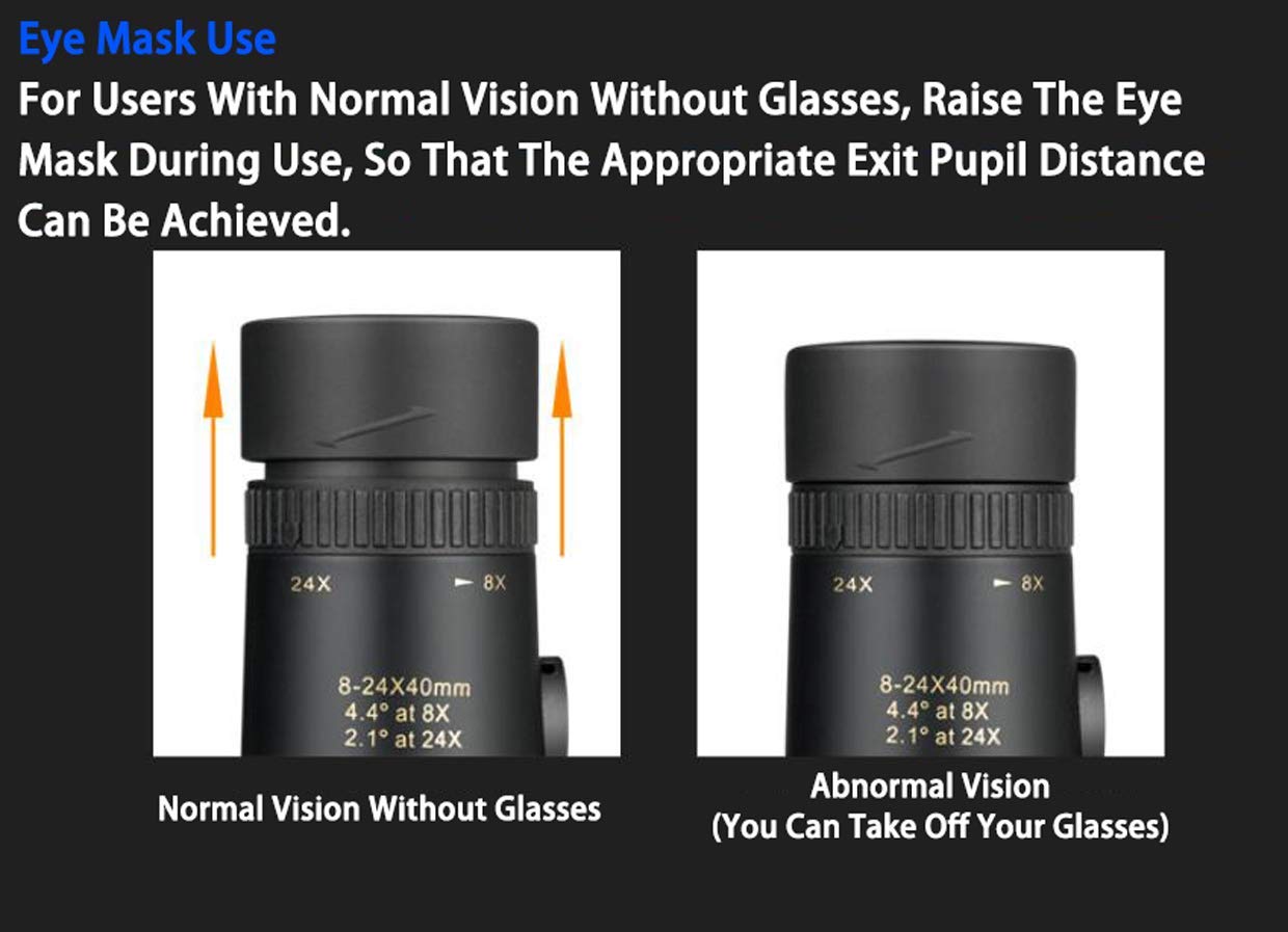 Монокуляр Spacmirrors 8-24x40 Super-Telezoom BAK4 FMC Велике окуляр HD Водонепроникний, фото №7 Монокуляр Spacmirrors 8-24x40 Super-Telezoom BAK4 FMC Велике окуляр HD Водонепроникний, фото №7