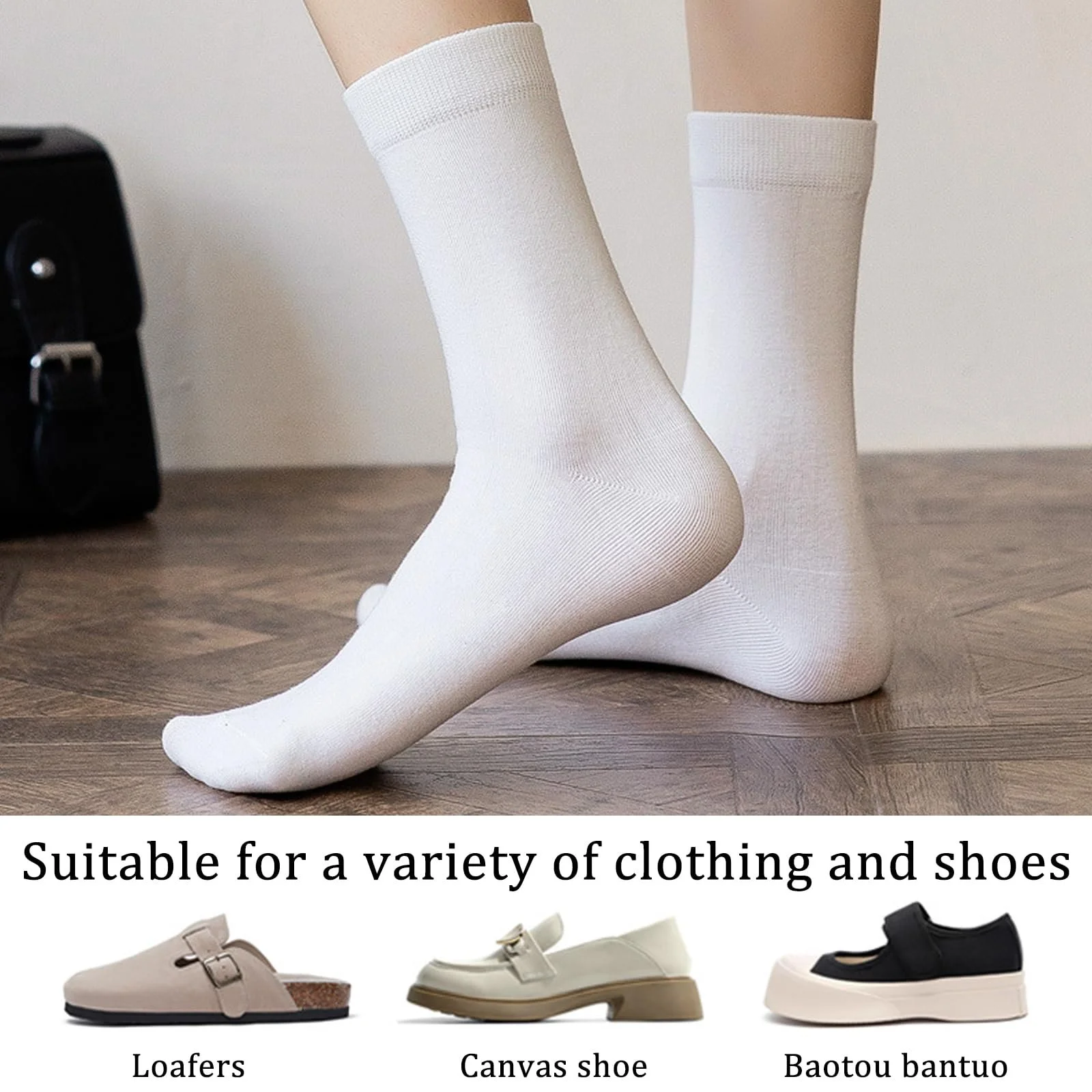 Женские теннисные носки, 5 пар, EU 39-42, фото №4