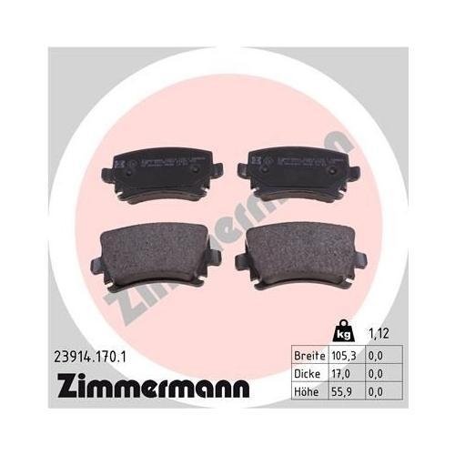 Тормозной диск ZIMMERMANN SPORT Z 100.3300.52, фото №6