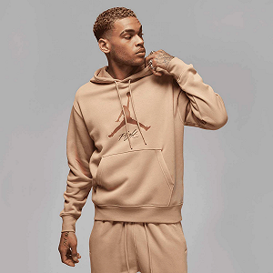 Худи Air Jordan Ess Flc Baseline Бежевый XL - Фото 1