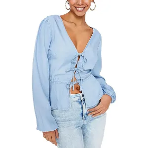 Сорочка з довгими рукавами Guess Liza Small Lull Light - Фото 1