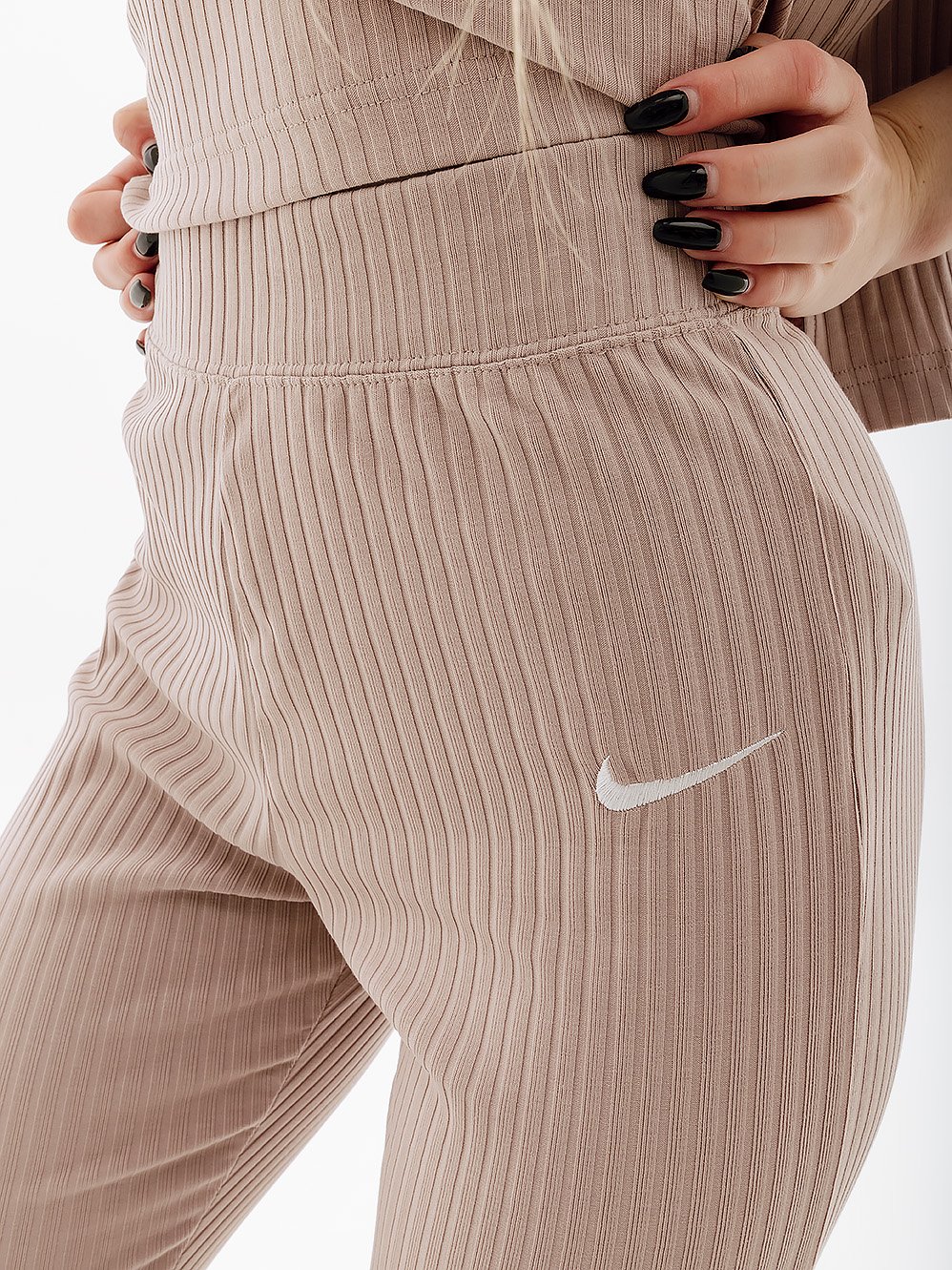 Штани Nike W NSW RIB JRSY PANT M, фото №3