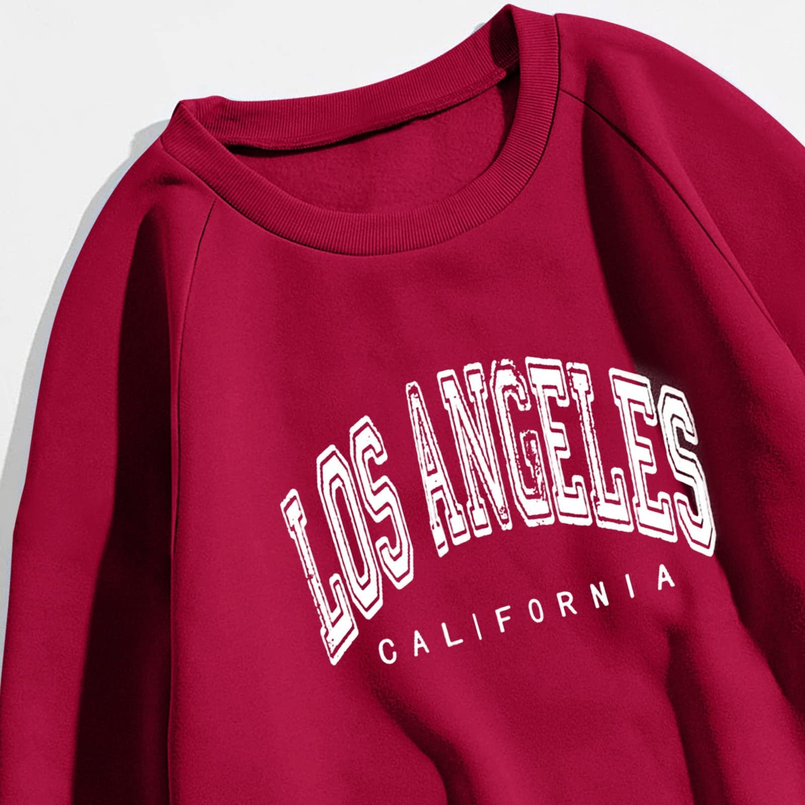 Женские толстовки с принтом Los Angeles, Калифорния, круглый вырез горловины, буквы, худи, рукав реглан, колледж, Backwoods, топы, свободный крой, однотонный, повседневный, фото №8 Женские толстовки с принтом Los Angeles, Калифорния, круглый вырез горловины, буквы, худи, рукав реглан, колледж, Backwoods, топы, свободный крой, однотонный, повседневный, фото №8