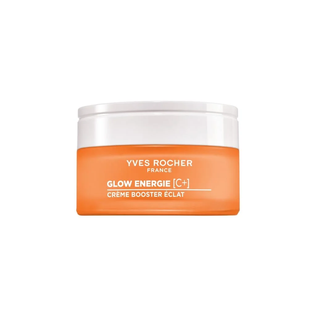 Денний зволожувальний крем Yves Rocher Glow Énergie [C+] Glow Boosting Cream для сяяння, розгладження та пружності всіх типів шкіри з настурцією та вітаміном С 50 мл, фото №1