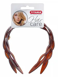 Обруч для волосся Kosmetex 1 x Коричневий - Фото 1