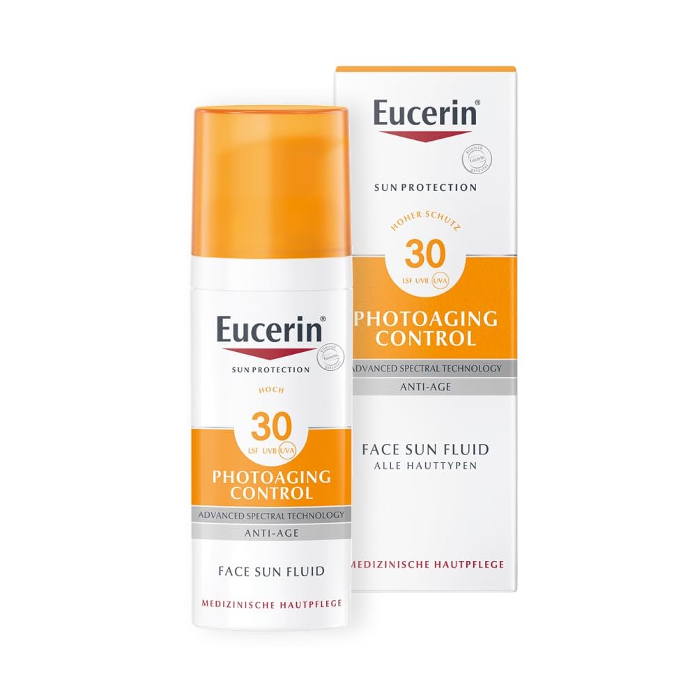 Сонцезахисний флюїд для обличчя Eucerin Photoaging Control SPF 30 50 мл, фото №1