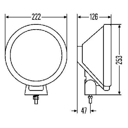 Фара далекого світла HELLA 1F8 006 800-051 для VOLVO, ліва, права, фото №3 Фара далекого світла HELLA 1F8 006 800-051 для VOLVO, ліва, права, фото №3