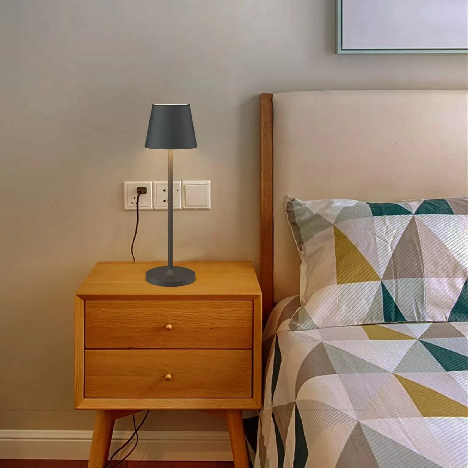 Настінний світлодіодний світильник Lianqi LED IP54 Водонепроникний Регульований кут променя Тепле біле світло, фото №6