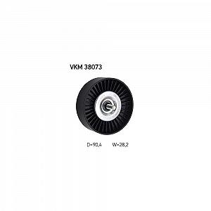 Ролик обвідний/напрямний SKF VKM 38073 для поліклинового ременя MERCEDES-BENZ - Фото 1