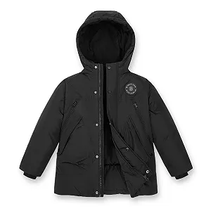 Зимова куртка з капюшоном для хлопчиків Sunny Sprout, утеплена пуховик з вітрозахисними рукавами та флісовою підкладкою synthetic.ua - Фото 1