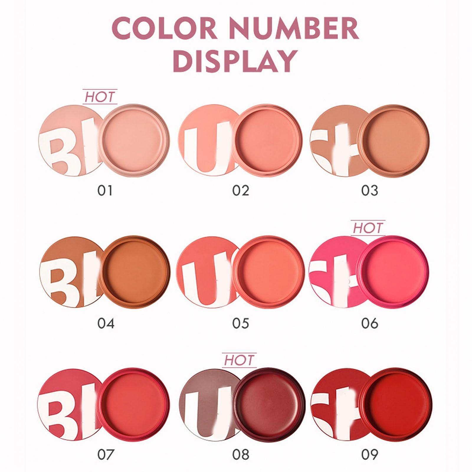 Румяна Крем 9 цветов Матовый Легкий Шелковистый, фото №2 Румяна Крем 9 цветов Матовый Легкий Шелковистый, фото №2