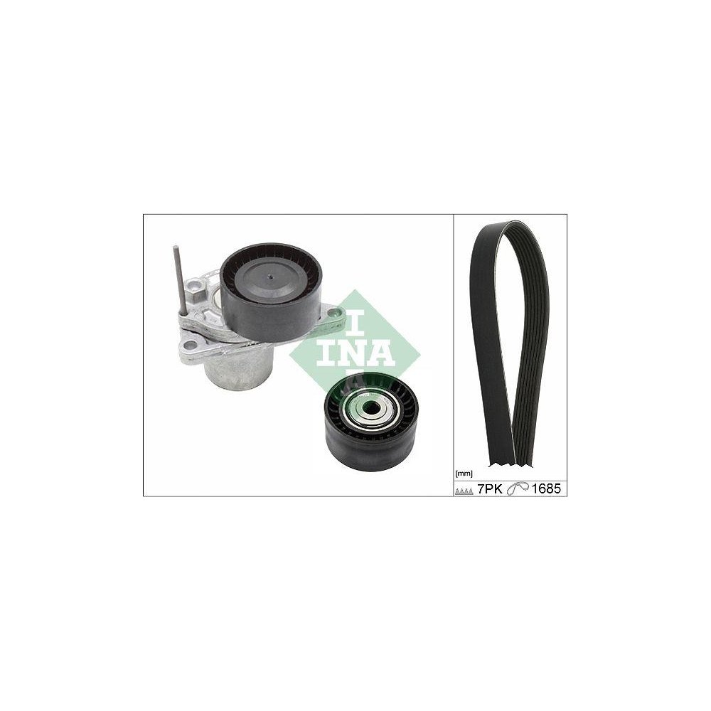 Комплект поліклинового ременя INA 529 0246 10 Mercedes-Benz Nissan Opel Renault, фото №1