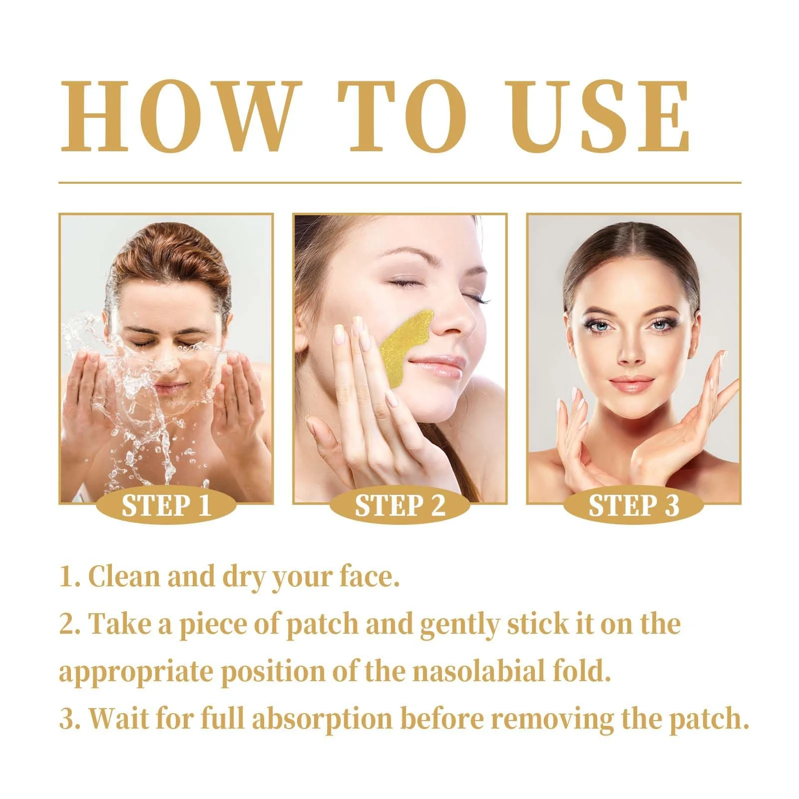 Патчі для обличчя проти зморшок з ретинолом, 20 шт, фото №5